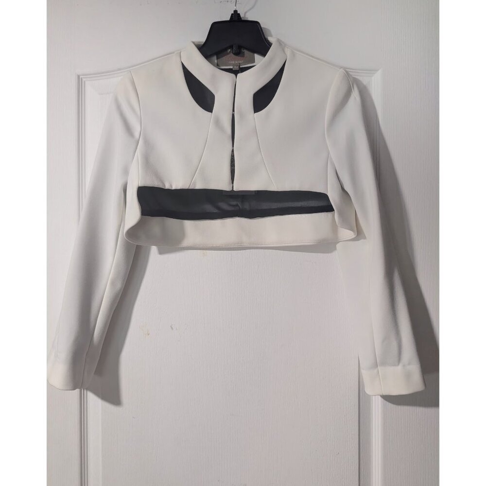 SPACE Couture | White Cropped Bolero Jacket